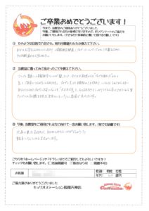 40代女性　HP・blogでお店の情報発信